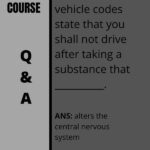 Most state vehicle codes state that you shall not drive after taking a substance that __________.